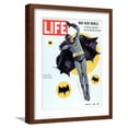 thumbnail image 1 of Art.com Adam West as Superhero Batman, March 11, 1966 Photographic Print by Yale Joel, Brown Frame Wall Art, 17" x 21", 1 of 5