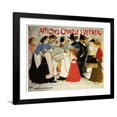 thumbnail image 1 of Art.com Affiches Charles Verneau-La Rue Art Print by ThÃ©ophile Alexandre Steinlen, Black Frame Wall Art, 40" x 32", 1 of 5