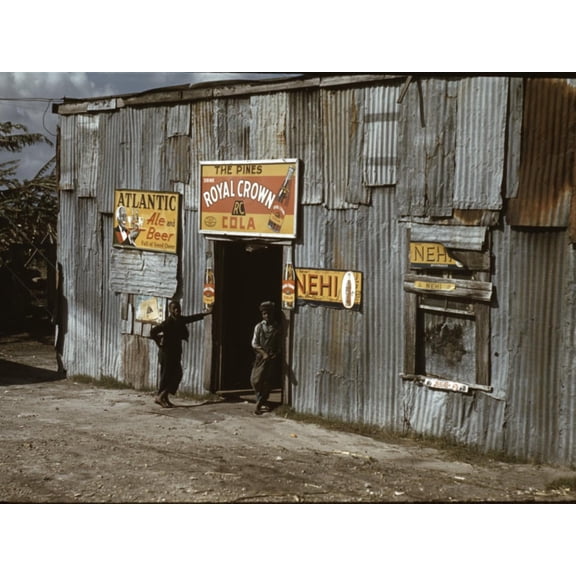 Art.com African American Juke Joint Photo by Marion Post Wolcott, 16" x 12"