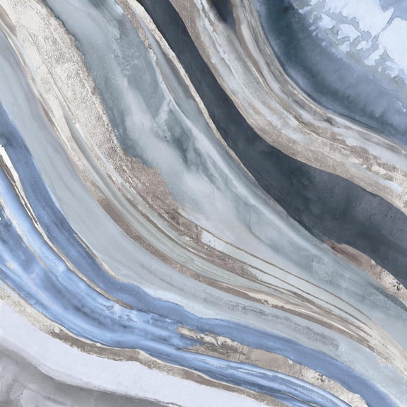 Art.com Agate II Silver Version Art Print by PI Studio, 16" x 16"