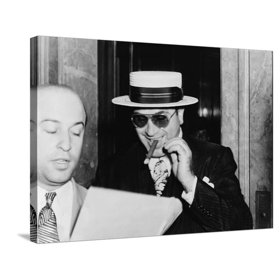 Art.com Al Capone Stretched Canvas Print Wall Art, 32" x 24"