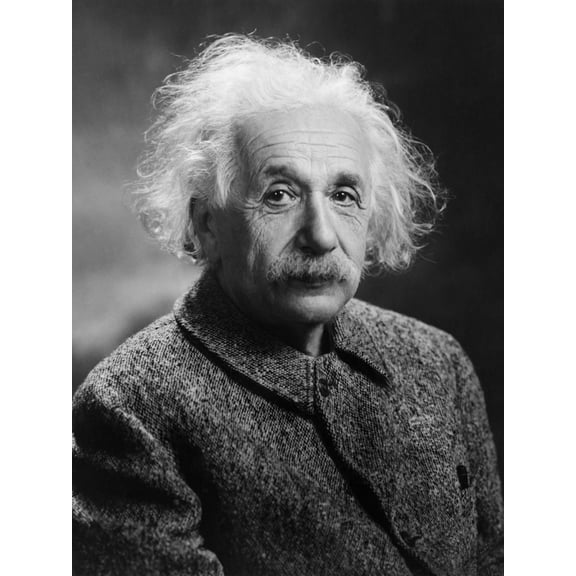 Art.com Albert Einstein Premium Photographic Print, 12" x 16"