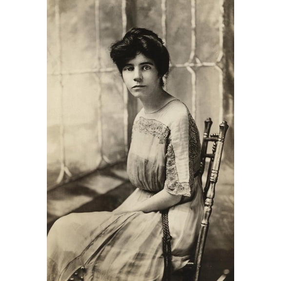Art.com Alice Paul, American Suffragette and Author of an Equal Rights Amendment, 1910s Photo, 12" x 18"