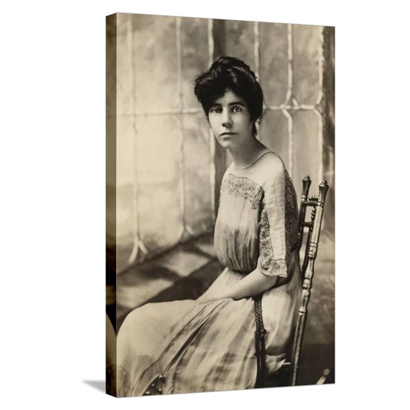 Art.com Alice Paul, American Suffragette and Author of an Equal Rights Amendment, 1910s Stretched Canvas Print Wall Art, 16" x 24"