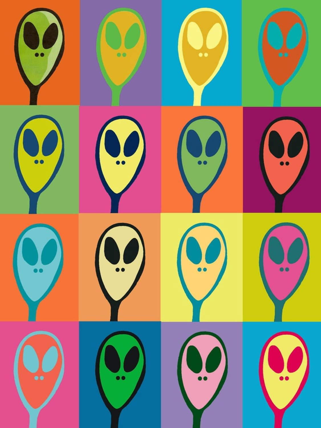 Art.com Alien Invasion Art Print by Jan Weiss, 24" x 32" - Walmart.com