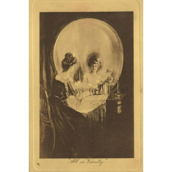 Art.com All is Vanity, c. 1900 Giclee Print, 16" x 24"