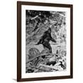 thumbnail image 1 of Art.com Alleged Photo of Bigfoot Photographic Print by Bettmann, Brown Frame Wall Art, 32" x 40", 1 of 4