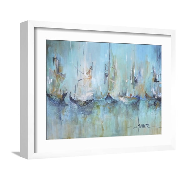 Art.com Altamar Art Print by Leticia Herrera, White Frame Wall Art, 21" x 17"