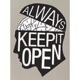 thumbnail image 1 of Art.com Always Keep It Open Poster Art Print, 18" x 24", 1 of 4
