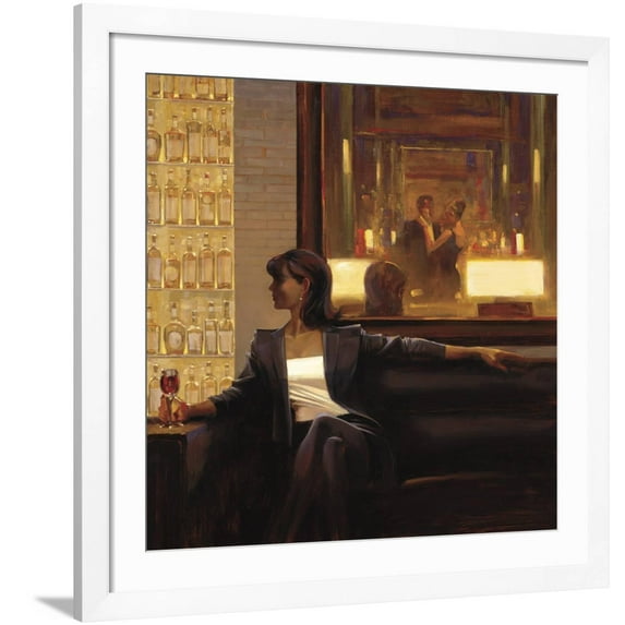 Art.com Amber Glow 2 Art Print by Brent Lynch, White Frame Wall Art, 38" x 38"