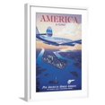 thumbnail image 1 of Art.com America by Clipper Art Print by Kerne Erickson, White Frame Wall Art, 21" x 29", 1 of 4