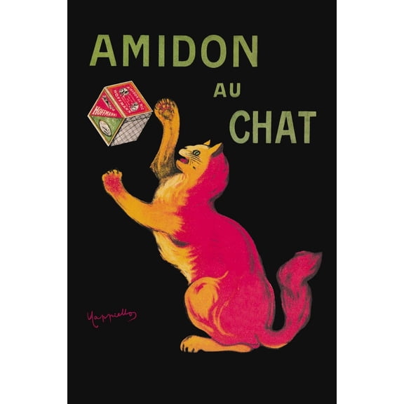 Art.com Amidon Au Chat Art Print by Leonetto Cappiello, 12" x 18"