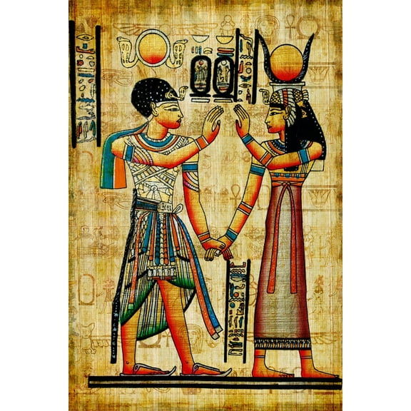 Art.com Ancient Egyptian Papyrus Art Print by Maugli-l, 16" x 24"