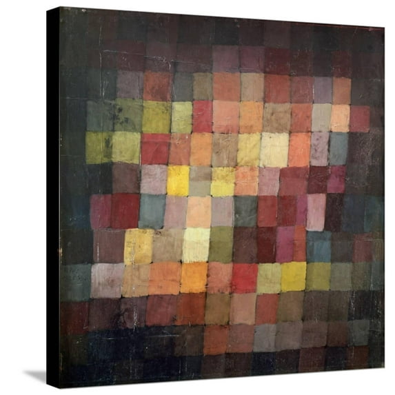 Art.com Ancient Harmony, c.1925 Stretched Canvas Print Wall Art by Paul Klee, 24" x 24"