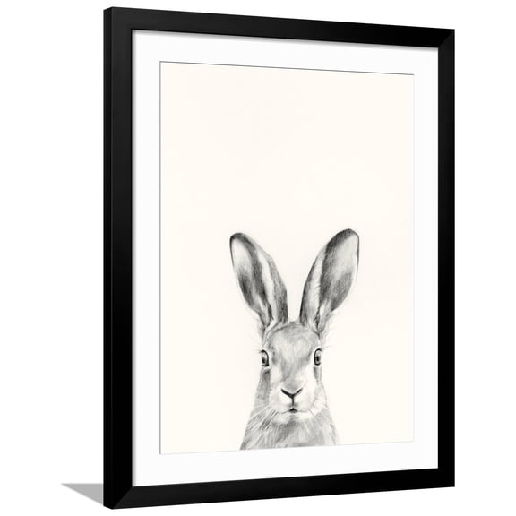 Art.com Animal Mug I Art Print by Victoria Borges, Black Frame Wall Art, 32" x 40"