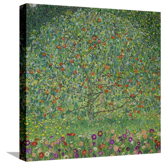 Art.com Apple Tree, 1912 Stretched Canvas Print Wall Art by Gustav Klimt, 16" x 16"