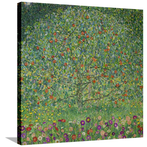 Art.com Apple Tree, 1912 Stretched Canvas Print Wall Art by Gustav Klimt, 30" x 30"
