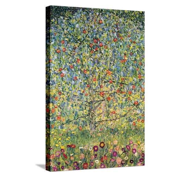 Art.com Apple Tree Stretched Canvas Print Wall Art by Gustav Klimt, 16" x 24"
