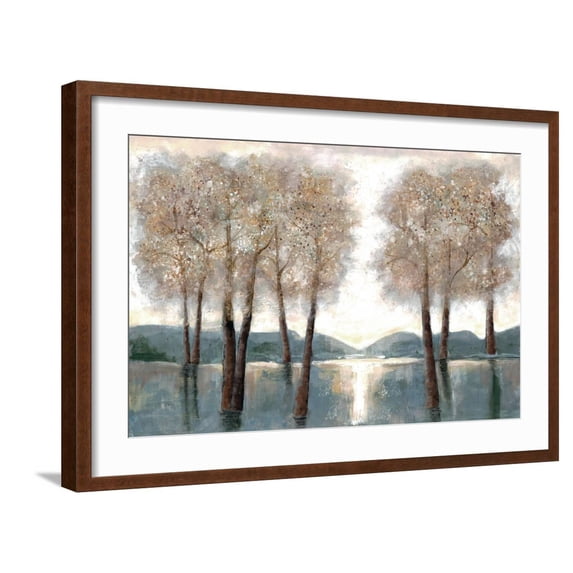 Art.com Approaching Autumn 1 Art Print by Doris Charest, Brown Frame Wall Art, 29" x 21"