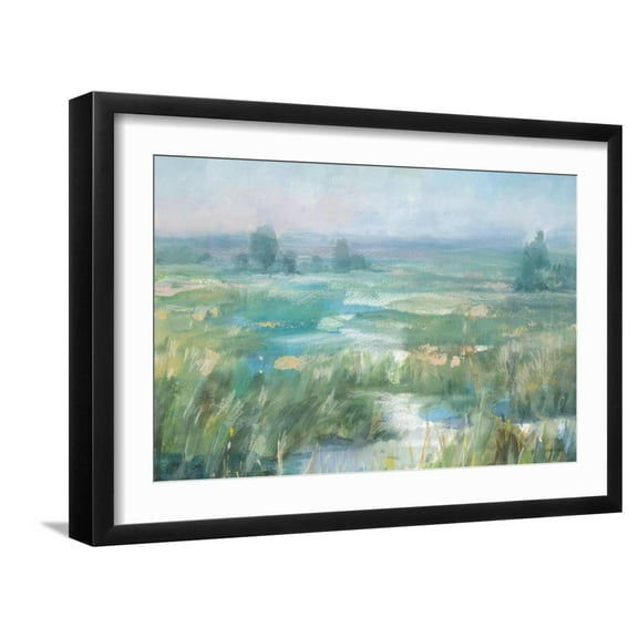 Art.com April Meadow Crop Art Print by Danhui Nai, Black Frame Wall Art, 23" x 17"