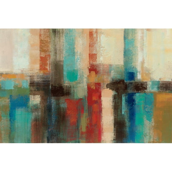 Art.com Aqua Horizon Art Print by Silvia Vassileva, 36" x 24"