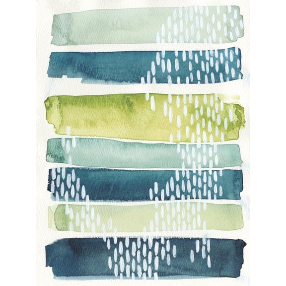 Art.com Aqua Streak I Art Print by Grace Popp, 12" x 16"
