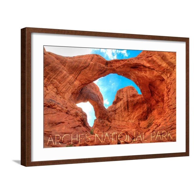 Arches National Park, Utah Daytime Blue Sky Art Print by