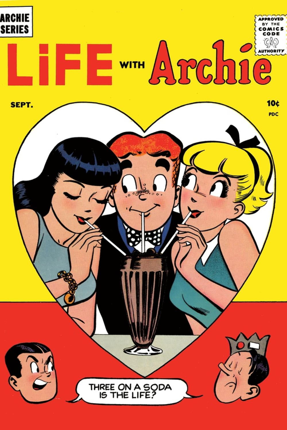 Retro Archie Comics Life with Archie Canvas Art Print