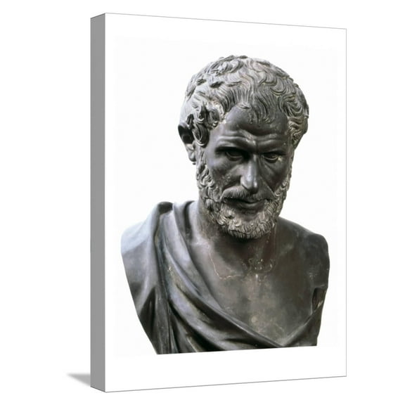 Art.com Aristotle (384-332 BC) Stretched Canvas Print Wall Art, 12" x 16"