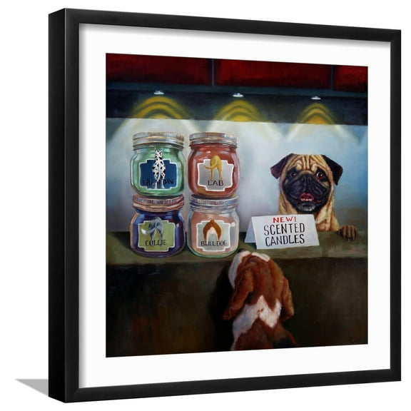 Art.com Aromatherapy Art Print by Lucia Heffernan, Black Frame Wall Art, 21" x 21"