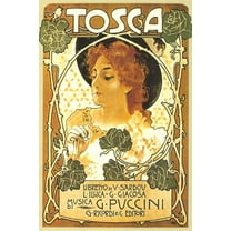 Art.com Art Nouveau Poster for Tosca Art Print, 12" x 18"
