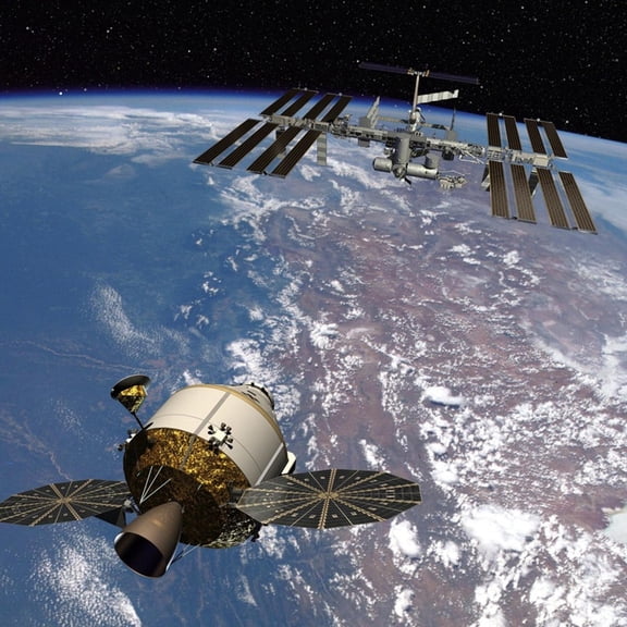 Art.com Artwork of the Next Generation NASA Spacecraft, the Orion Crew Exploration Vehicle Photo, 16" x 16"