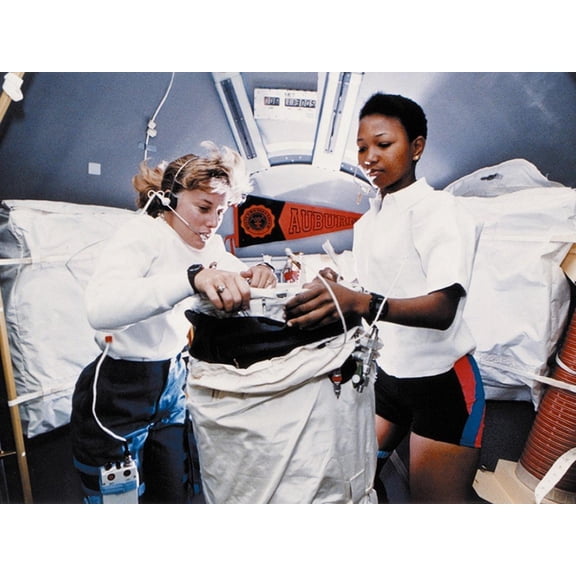Art.com Astronauts Dr Jan Davis and Dr Mae Jemison, Mission Specialists on Space Shuttle Endeavor Mission Photo, 16" x 12"