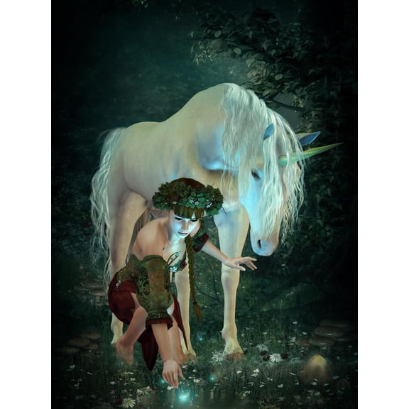 Art.com At The Pond Art Print by Atelier Sommerland, 12" x 16"