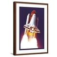 thumbnail image 1 of Art.com Atlantis Lift-Off Art Print, Brown Frame Wall Art, 21" x 29", 1 of 5