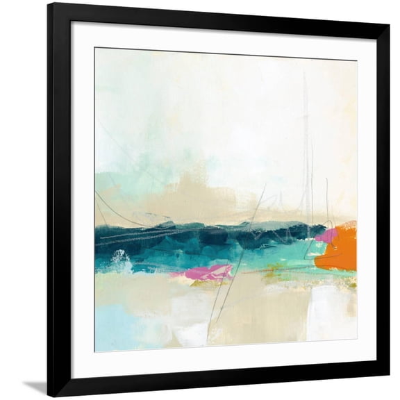Art.com Atmospheric VIII Art Print by June Erica Vess, Black Frame Wall Art, 38" x 38"