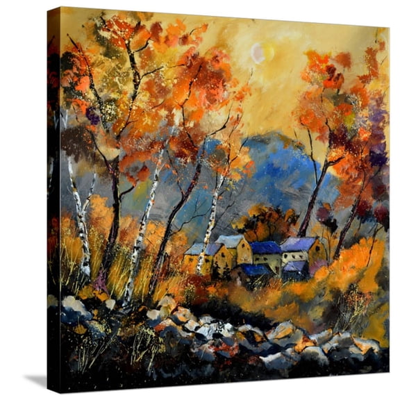 Art.com Autumn 8851 Stretched Canvas Print Wall Art by Pol Ledent, 24" x 24"