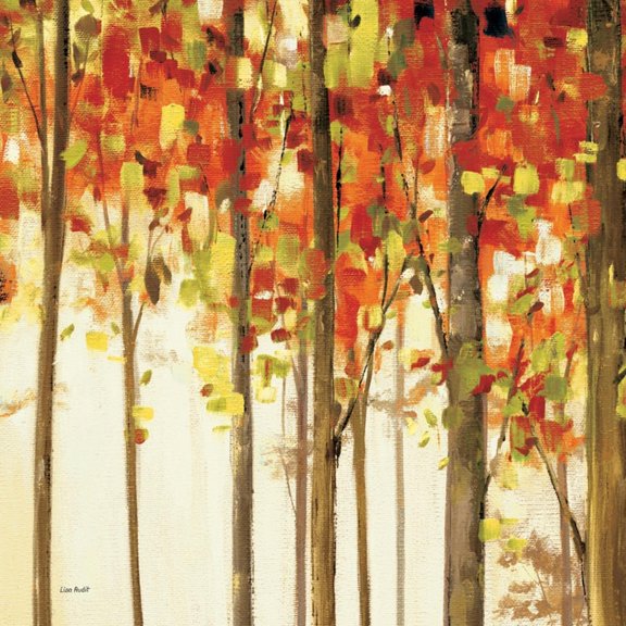 Art.com Autumn Forest Study III Art Print by Lisa Audit, 30" x 30"