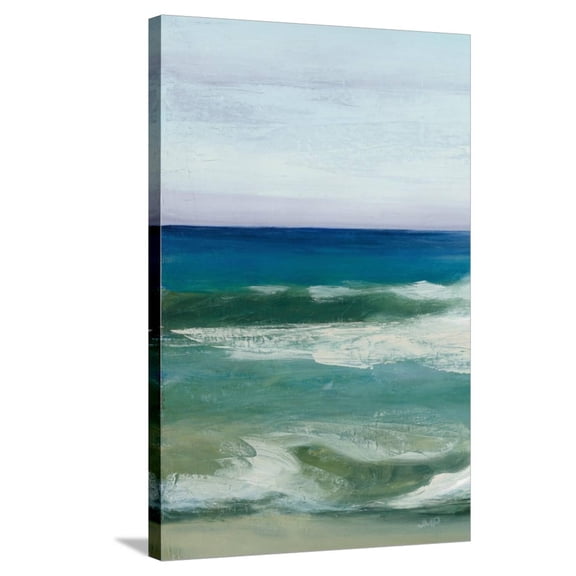 Art.com Azure Ocean II Stretched Canvas Print Wall Art by Julia Purinton, 24" x 36"