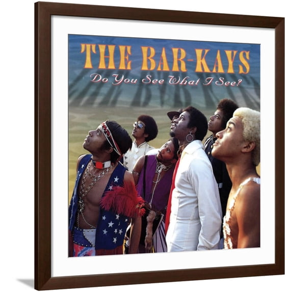 Art.com Bar-Kays - Do You See What I See? Art Print, Brown Frame Wall Art, 38" x 38"