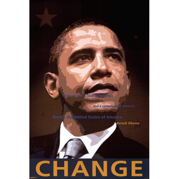 Art.com Barack Obama Poster, 24" x 36"