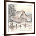 thumbnail image 1 of Art.com Barn VII Art Print by Chris Paschke, Brown Frame Wall Art, 38" x 38", 1 of 5