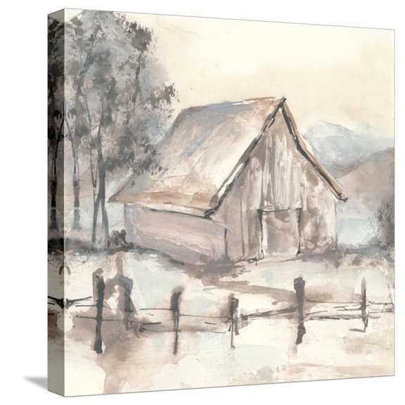 Art.com Barn VII Stretched Canvas Print Wall Art by Chris Paschke, 16" x 16"