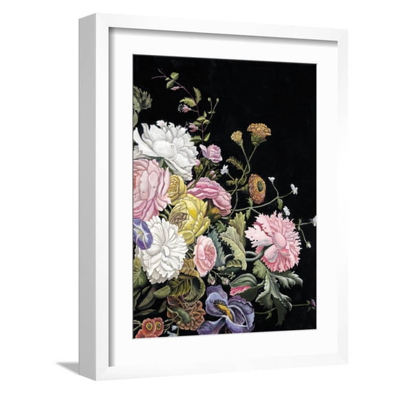 Art.com Baroque Diptych II Art Print by Naomi McCavitt, White Frame Wall Art, 17" x 21"