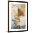 thumbnail image 1 of Art.com Bathroom and Ornaments I Art Print by Patricia Pinto, Brown Frame Wall Art, 32" x 44", 1 of 5