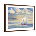 thumbnail image 1 of Art.com Bay of Palms Art Print by Paul Brent, Brown Frame Wall Art, 29" x 23", 1 of 5