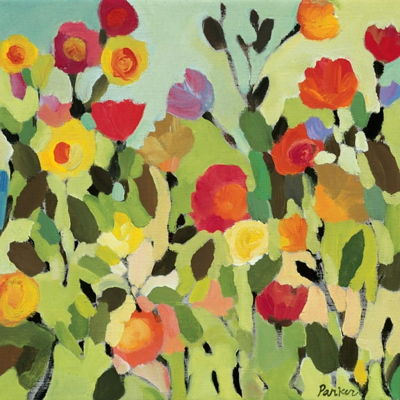 Art.com Beach Garden Giclee Print by Kim Parker, 16" x 16"