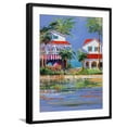 thumbnail image 1 of Art.com Beach Resort II Art Print by Jane Slivka, Black Frame Wall Art, 23" x 29", 1 of 5