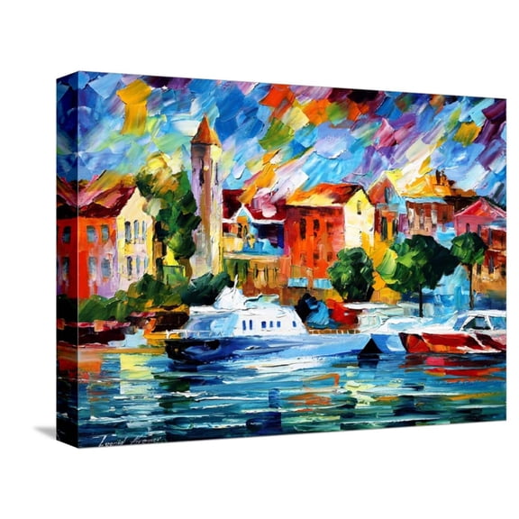 Art.com Beyond The Sea Stretched Canvas Print Wall Art by Leonid Afremov, 16" x 12"