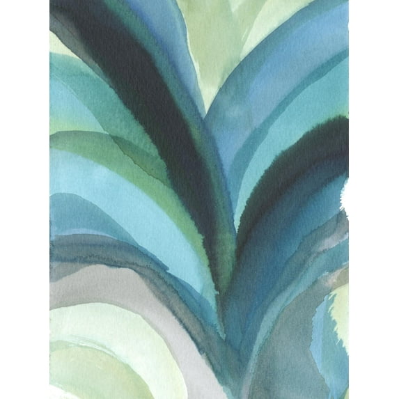 Art.com Big Blue Leaf I Art Print by Jodi Fuchs, 12" x 16"